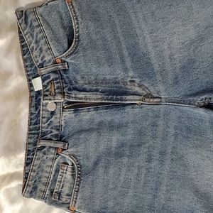H&M high waisted straight jeans